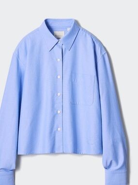 J.W. Anderson Sky Blue Poplin Button-Down Shirt